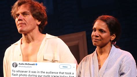 audra mcdonald nude|Audra McDonald calls out theatre goer for photographing nude。